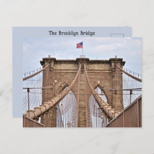 Die Brooklyn Bridge Postcard New York Amerika Postkarte