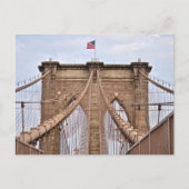 Die Brooklyn Bridge Postcard New York Amerika Postkarte (Vorderseite)
