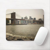 Die Brooklyn-Brücke, Ansicht von Brooklyn Mousepad (Mit Mouse)