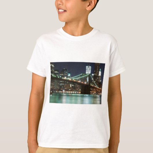 Die Brooklyn-Brücke - Farbe T-Shirt (Vorderseite)