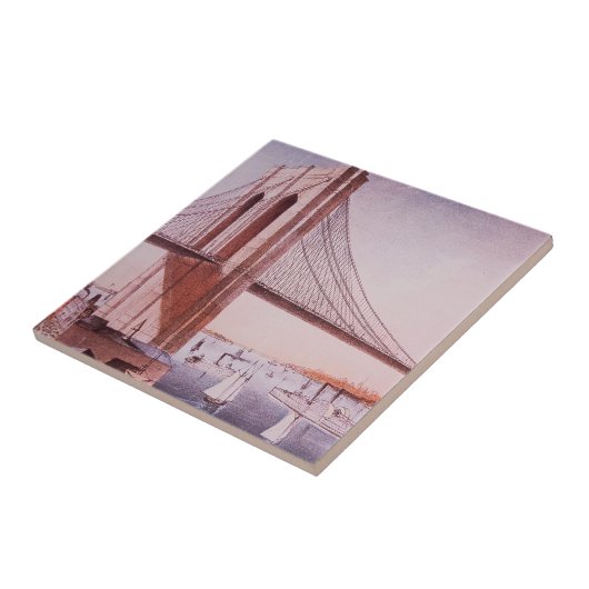 Die Brooklyn-Brücke Fliese (Seite)