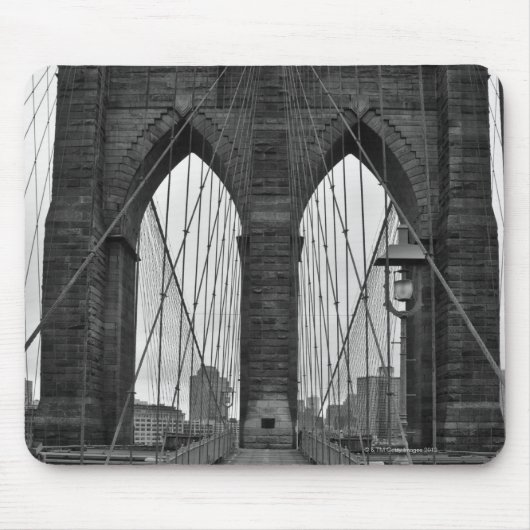 Die Brooklyn-Brücke in New York City Mousepad (Vorne)