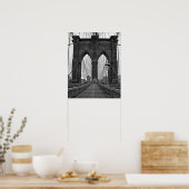 Die Brooklyn-Brücke in New York City Poster (Küche)