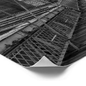 Die Brooklyn-Brücke in New York City Poster (Ecke)