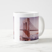 Die Brooklyn-Brücke Jumbo-Tasse (Vorderseite Rechts)
