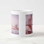 Die Brooklyn-Brücke Jumbo-Tasse (Vorderseite)