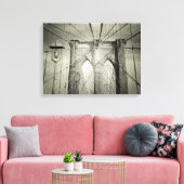 Die Brooklyn-Brücke Leinwanddruck (Insitu (Wohnzimmer))