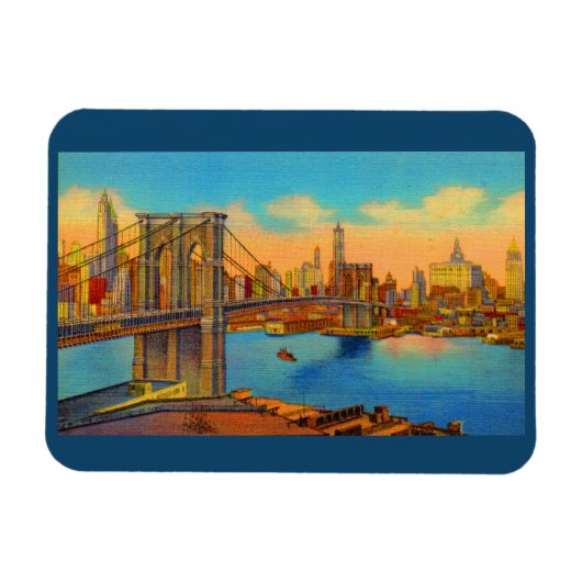die Brooklyn-Brücke Magnet (Horizontal)