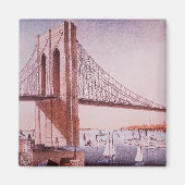 Die Brooklyn-Brücke Magnet (Vorne)