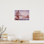 Die Brooklyn-Brücke Poster (Küche)
