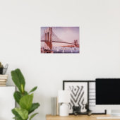 Die Brooklyn-Brücke Poster (Heimbüro)