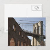 Die Brooklyn-Brücke Postkarte (Vorne/Hinten)