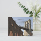 Die Brooklyn-Brücke Postkarte (Stehend Vorderseite)