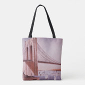 Die Brooklyn-Brücke Tasche (Rückseite)