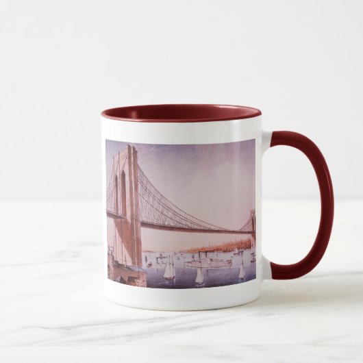 Die Brooklyn-Brücke Tasse (Rechts)