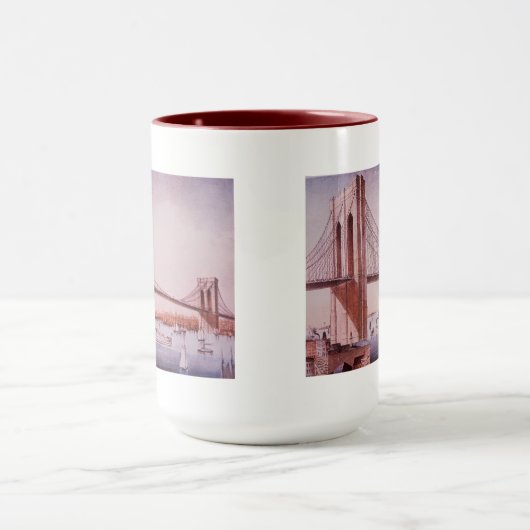 Die Brooklyn-Brücke Tasse (Zentrum)