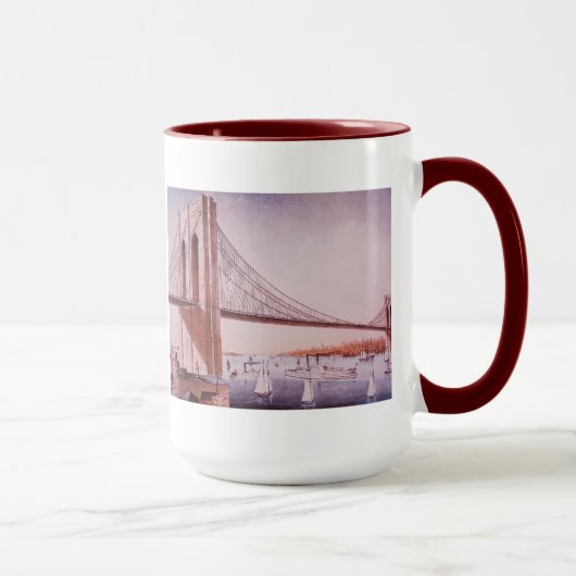 Die Brooklyn-Brücke Tasse (Rechts)