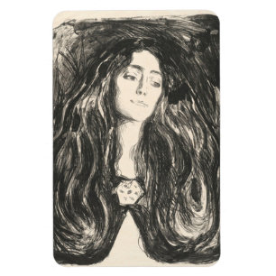Die Brosche von Edvard Munch Magnet