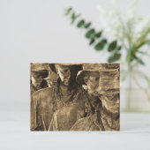 Die Brotlinie Postkarte (Stehend Vorderseite)