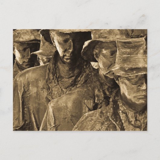 Die Brotlinie Postkarte (Vorderseite)