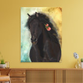 DIE BROWEN FRIESIAN ~ Wrapped Canvas Leinwanddruck (Insitu (Wohnzimmer))