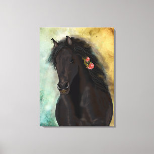 DIE BROWEN FRIESIAN ~ Wrapped Canvas Leinwanddruck