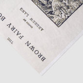 Die Brown Fairy Book Vintag Seidenpapier (Ausschnitt)