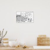 Die Brownnies-Studie Phrenology Poster (Küche)