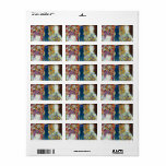 Die Brücke, 1917-1918 von Gustav Klimt Adressaufkleber<br><div class="desc">Gustav Klimt - Die Brücke,  1917-1918. Gustav Klimt (1862-1918) war ein österreichischer symbolischer Maler und einer der prominentesten Mitglieder der Wiener Sezessionsbewegung.</div>