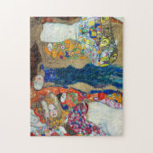 Die Brücke, 1917-1918 von Gustav Klimt Puzzle (Vertikal)