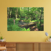 Die Brücke am Bach Leinwanddruck (Insitu (Wohnzimmer))