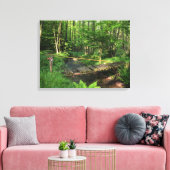 Die Brücke am Bach Leinwanddruck (Insitu (Wohnzimmer))