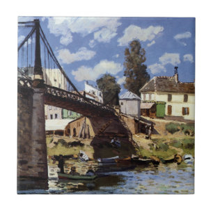 Die Brücke am Villeneuve-La-Garenne Fliese