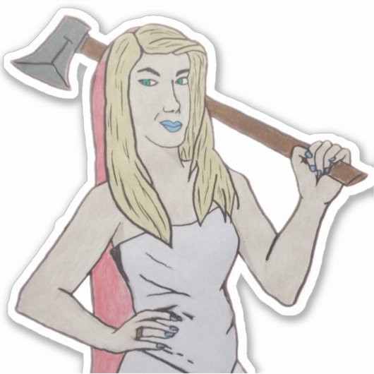 Die Brücke Aufkleber (Vorderseite)