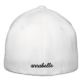 Die Brücke | Bachelorette Bold Modern Trendy Bestickte Baseballkappe (Rückseite)