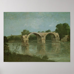 Die Brücke bei Ambrussum Poster