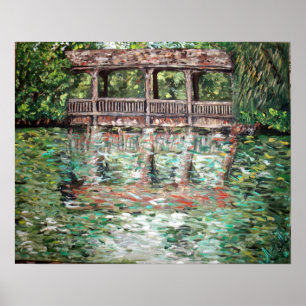 "Die Brücke bei Greynolds " Poster