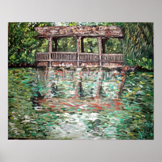 "Die Brücke bei Greynolds" Poster (Vorne)