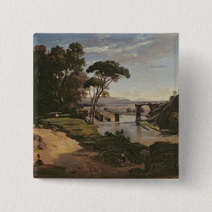 Die Brücke bei Narni, c.1826-27 Button
