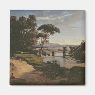 Die Brücke bei Narni, c.1826-27 Magnet