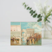 Die Brücke der Lichter von Venedig Postkarte (Stehend Vorderseite)