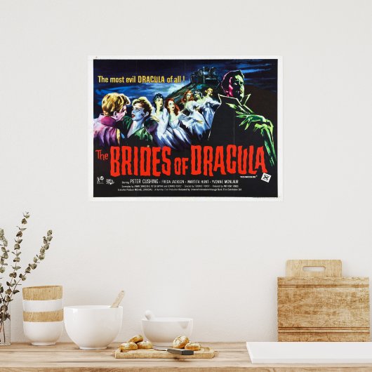 Die Brücke des Dracula-Films Poster (Küche)