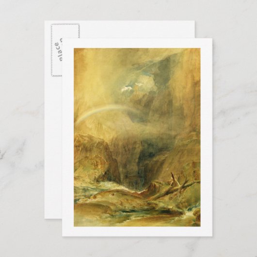 Die Brücke des Teufels, Durchlauf St. Gotthards, Postkarte (Vorne/Hinten)