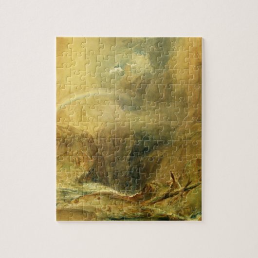 Die Brücke des Teufels, Durchlauf St. Gotthards, Puzzle (Vertikal)