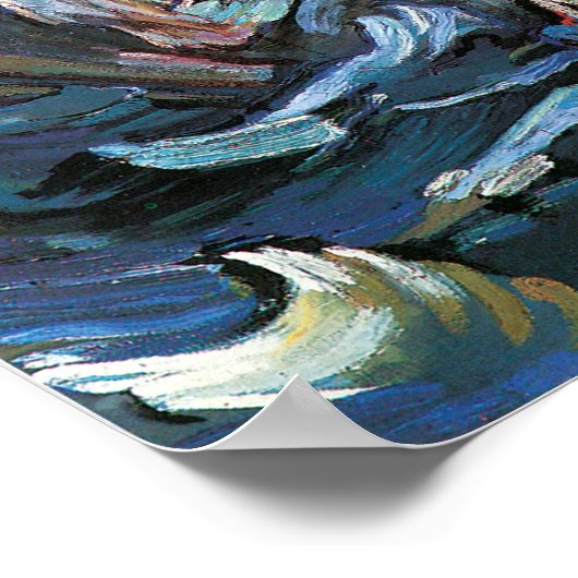 Die Brücke des Windes, 1914 Poster (Ecke)