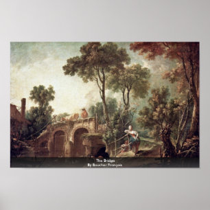 Die Brücke durch Boucher François Poster