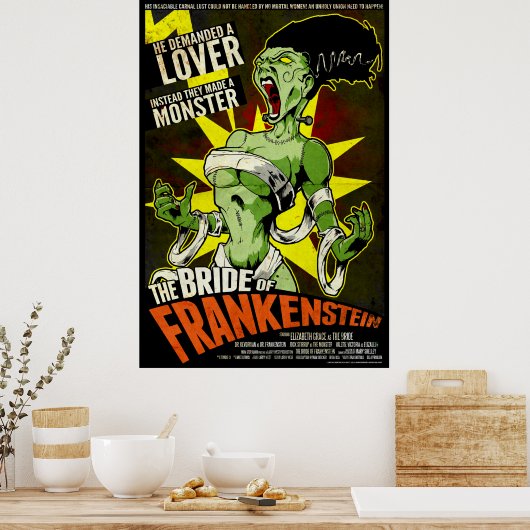 Die Brücke Frankensteins Poster (Küche)