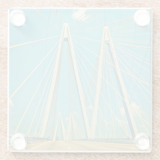 Die Brücke Freds Hartman Glasuntersetzer (Rückseite)