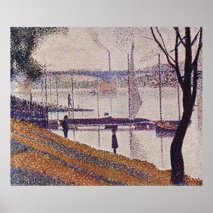 Die Brücke Georges Seurats bei Courbevoie (1887) Poster
