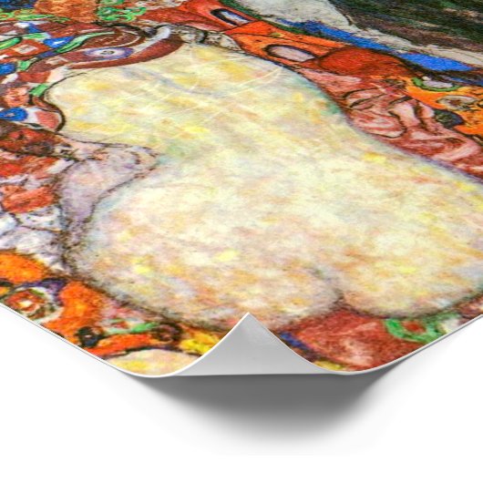 Die Brücke | Gustav Klimt | Poster (Ecke)